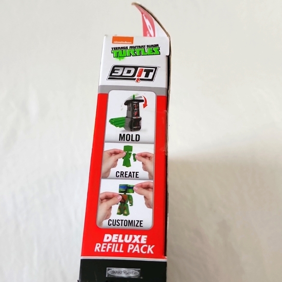 3D Character Creator Teenage Mutant Ninja Turtles Deluxe Refill Pack Novelty Toy - Picture 5 of 7